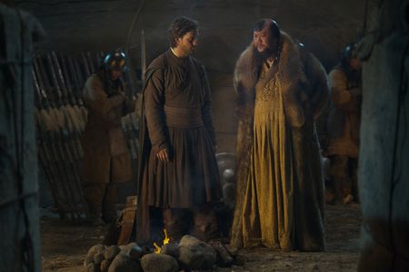 Benedict Wong and Lorenzo Richelmy in Marco Polo (2014)