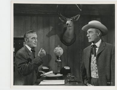 Randolph Scott and Rory Mallinson in Westbound (1958)