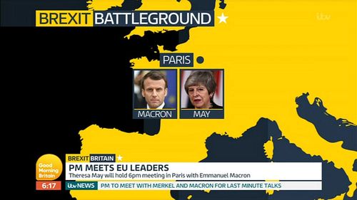 Theresa May and Emmanuel Macron in Good Morning Britain: Episode dated 9 April 2019 (2019)
