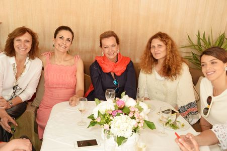 Livia Giuggioli, Calu Rivero, Silvia Bizio, and Caroline Scheufele