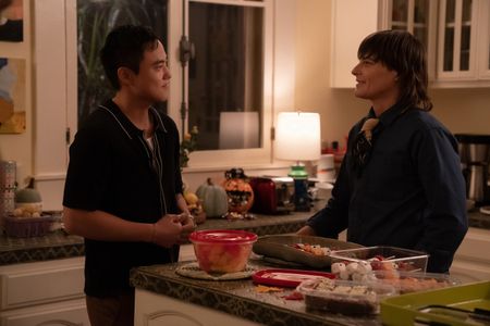 with actor Leo Sheng in the L Word Generation Q episode 304