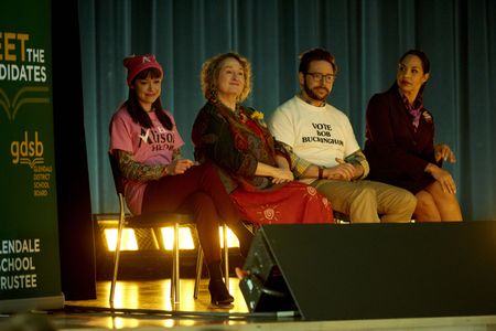 Amanda Brugel, Tatiana Maslany, David Bronfman, and Mary Kelly in Orphan Black (2013)