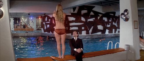 Peter Sellers and Carol Cleveland in The Return of the Pink Panther (1975)
