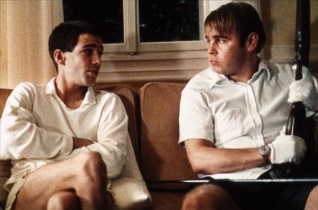 Arno Frisch and Frank Giering in Funny Games (1997)
