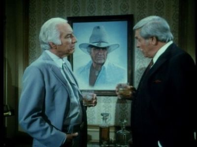 Howard Keel and Morgan Woodward in Dallas (1978)