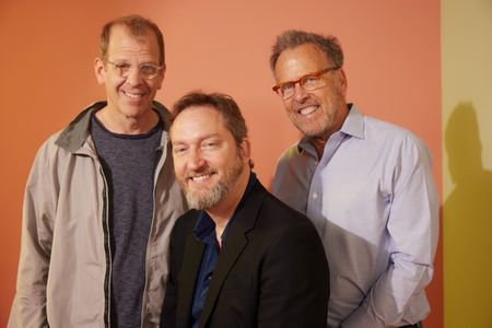Mark Johnson, Paul Lieberstein, and Aaron Zelman at an event for Lucky Hank (2023)