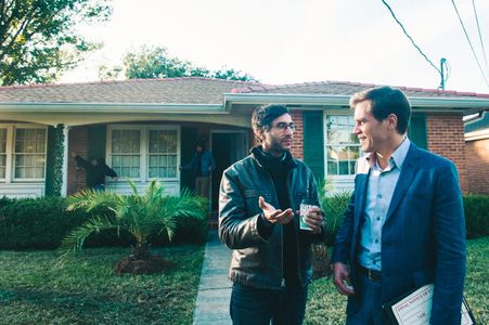 Michael Shannon and Ramin Bahrani in 99 Homes (2014)