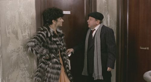 Anna Mazzamauro and Paolo Villaggio in Fantozzi 2 (1976)