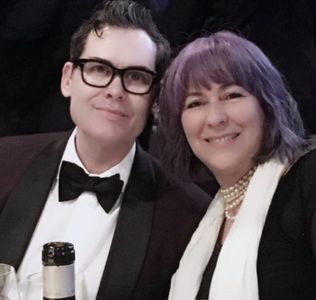 Matthew Grant Godbey and Diana Valentine at the BAFTA Los Angeles Awards