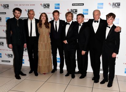 Charles Dance, Matthew Beard, Keira Knightley, Mark Strong, Morten Tyldum, Benedict Cumberbatch, Allen Leech, and Alex L