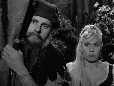 Inga Gill and Erik Strandmark in The Seventh Seal (1957)