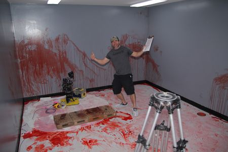 A messy, but fun day on set of The Evil In Us