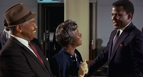 Sidney Poitier, Roy Glenn, and Beah Richards in Guess Who's Coming to Dinner (1967)
