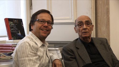 Fernando Meirelles and José Saramago in José and Pilar (2010)