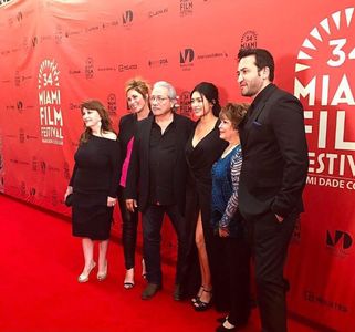 Mary Apick, Laura Keys, Edward James Olmos, Vanessa Lyon, Pari Sadrnia, and Marty Vader - Miami Film Festival Red Carpet