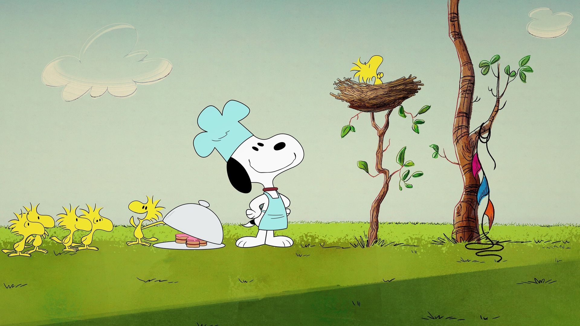 The Snoopy Show background