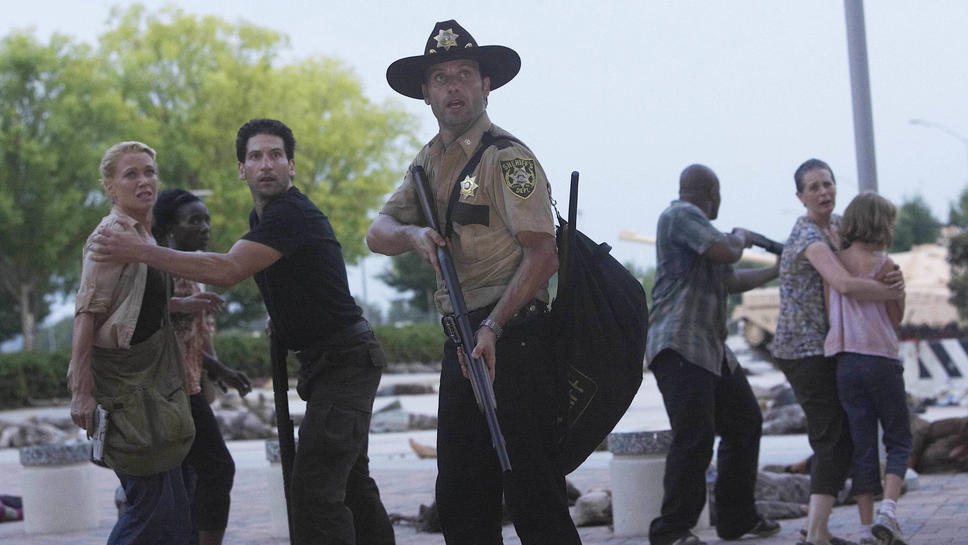 The Walking Dead background