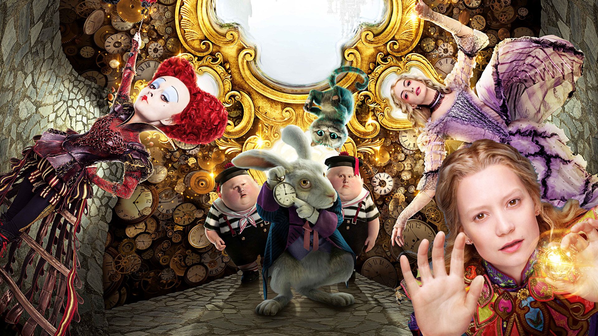 Alice Through the Looking Glass background