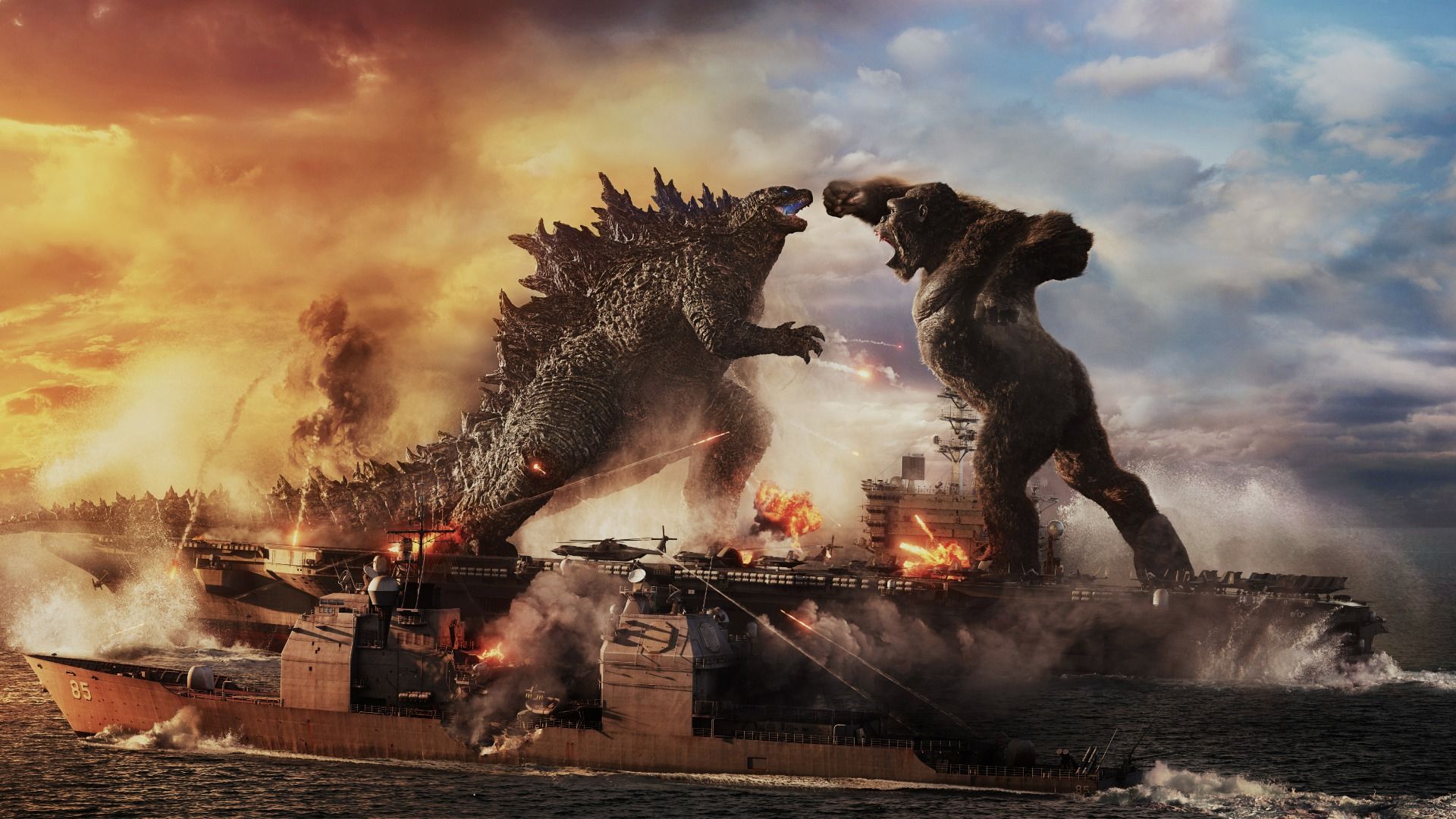 Godzilla vs. Kong background
