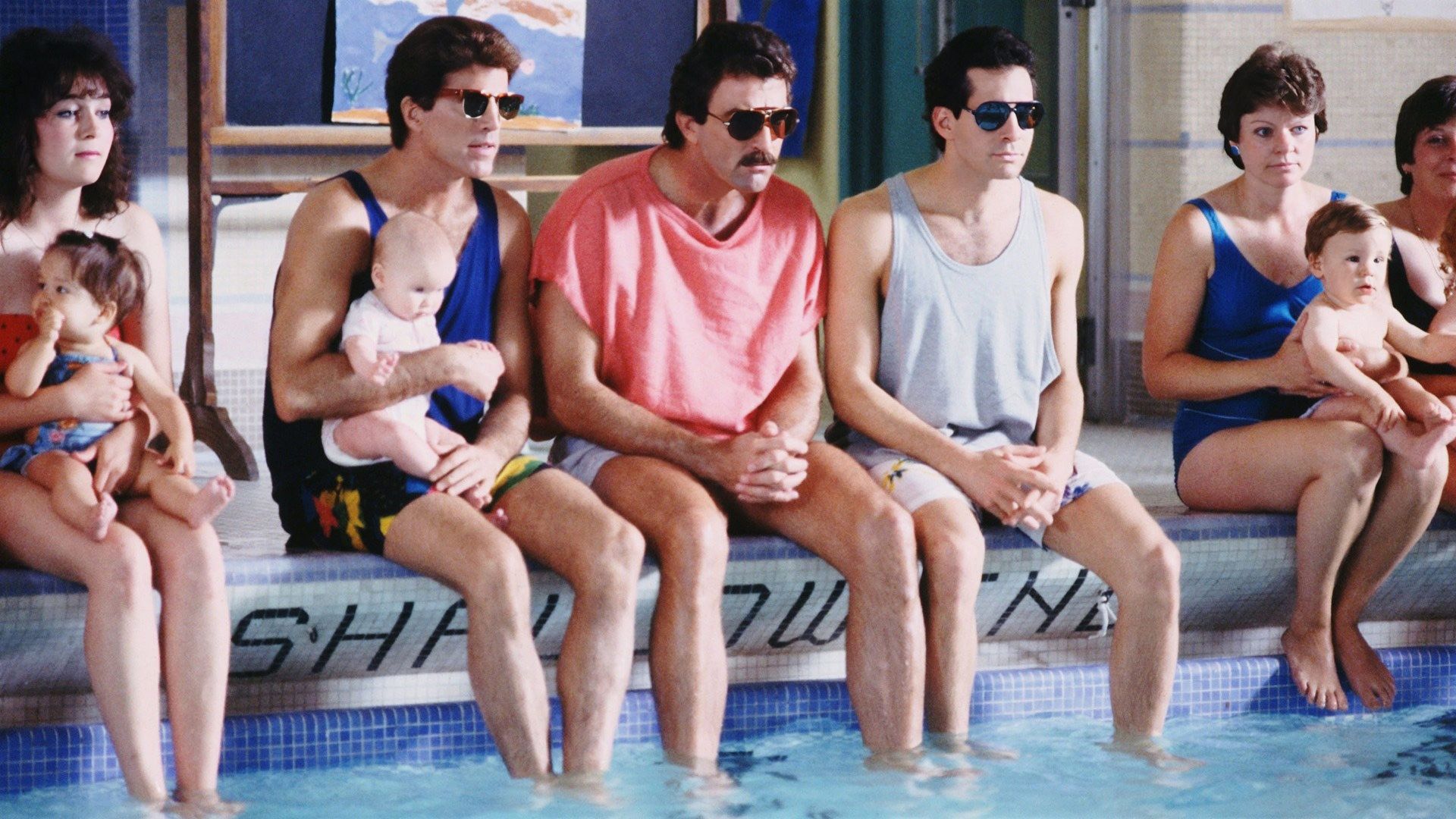 Three Men and a Baby background