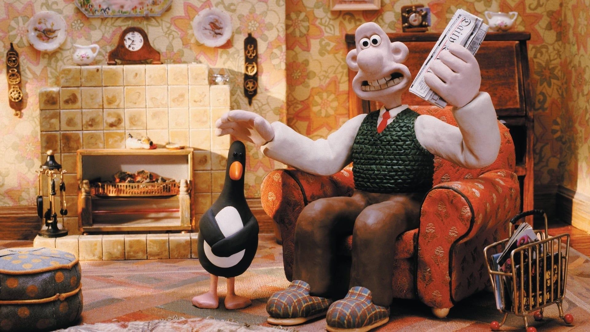 Wallace & Gromit: The Wrong Trousers background