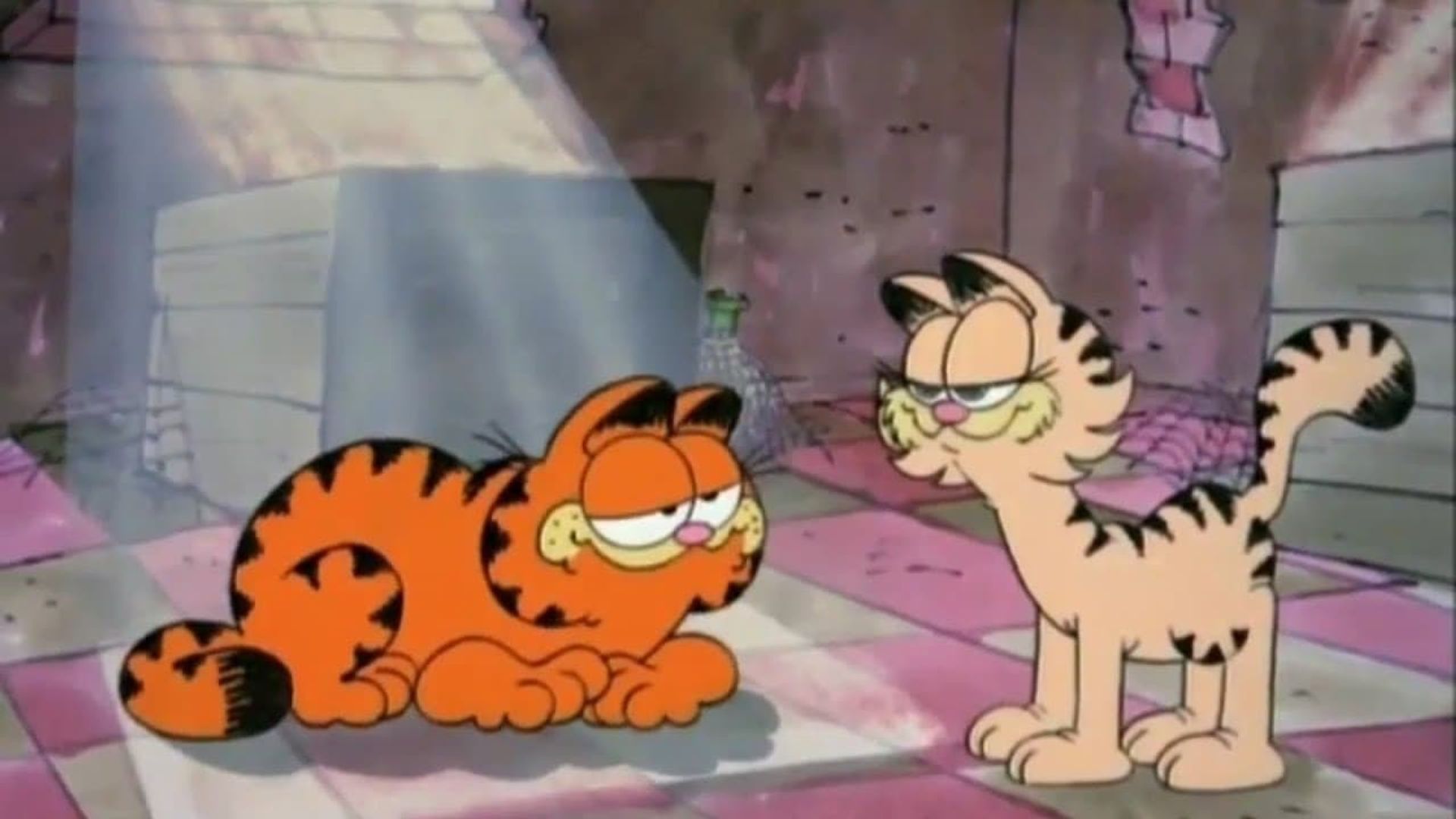 Garfield on the Town background