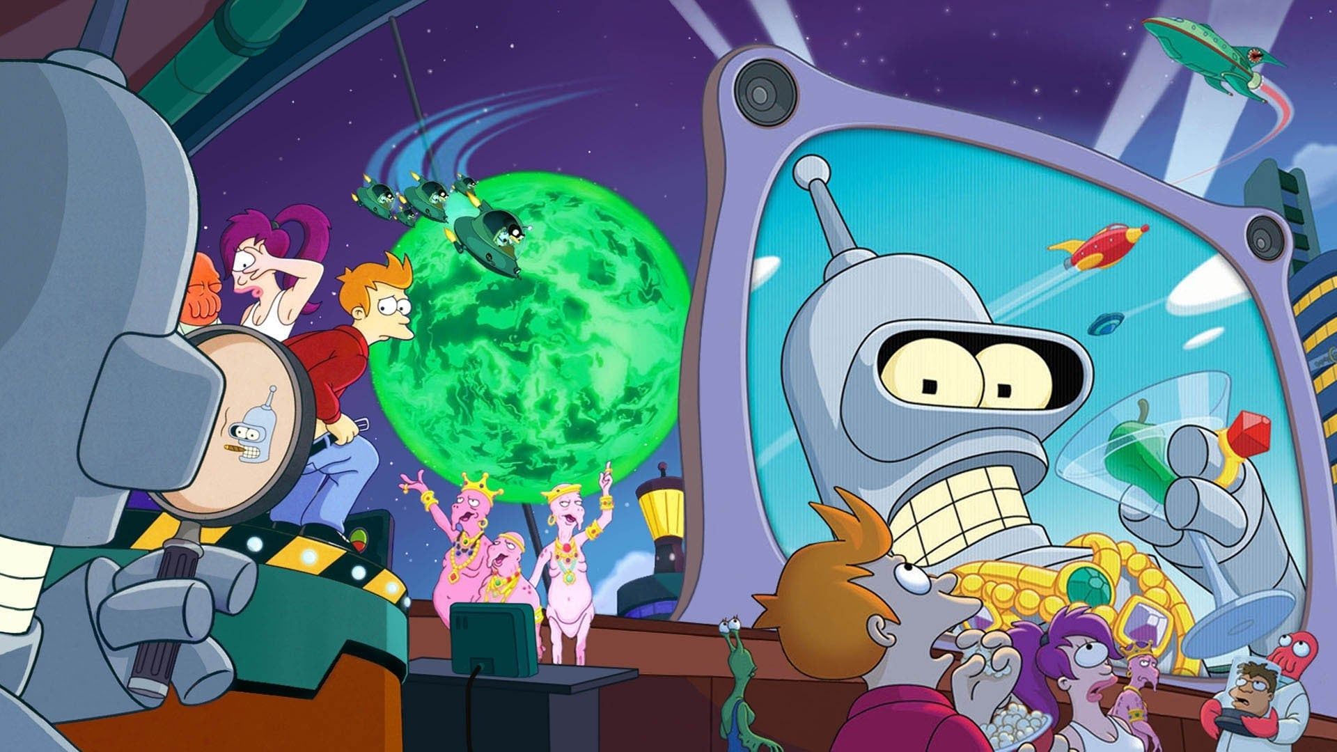 Futurama: Bender's Big Score background