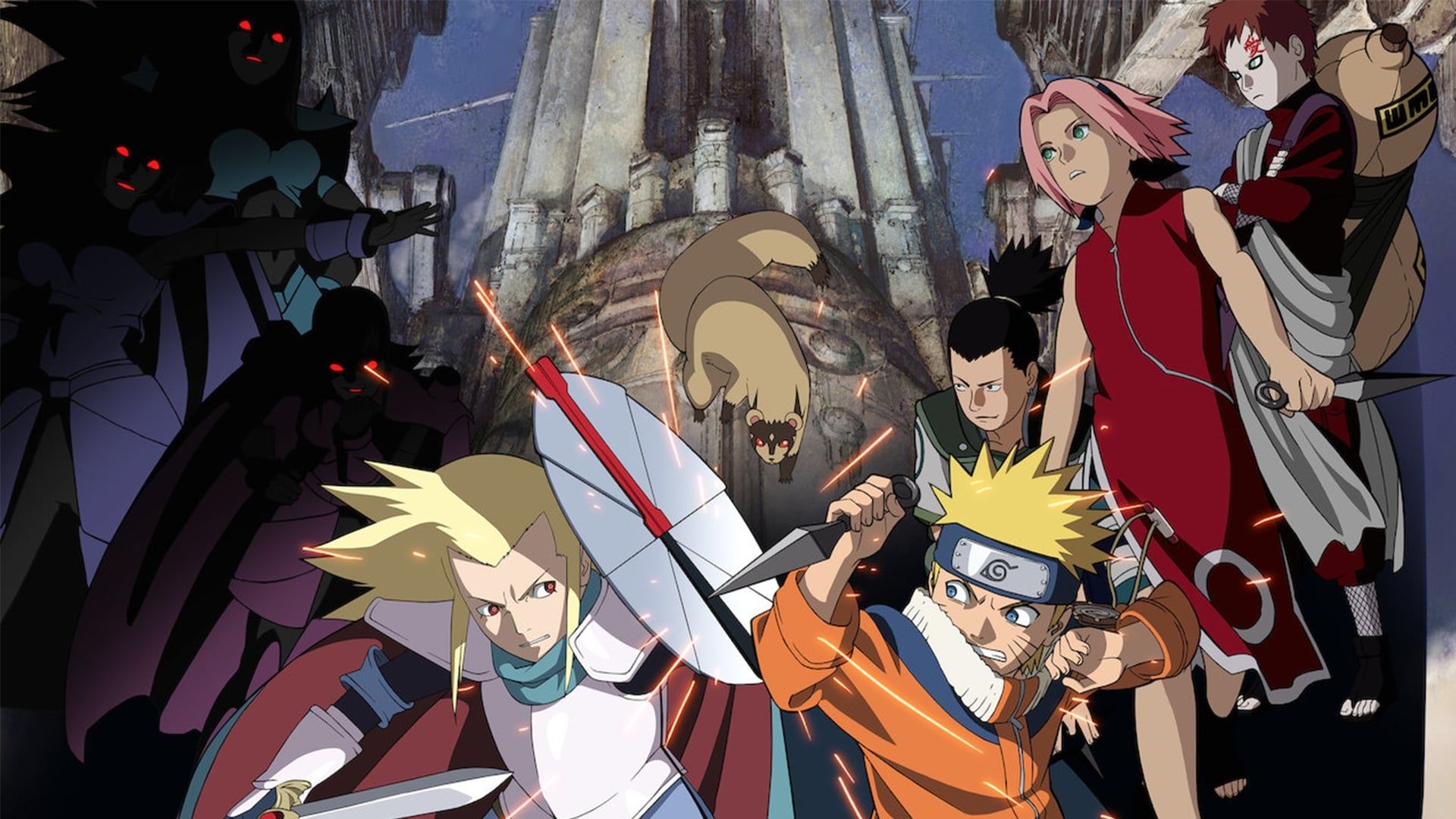 Naruto the Movie 2: Legend of the Stone of Gelel background