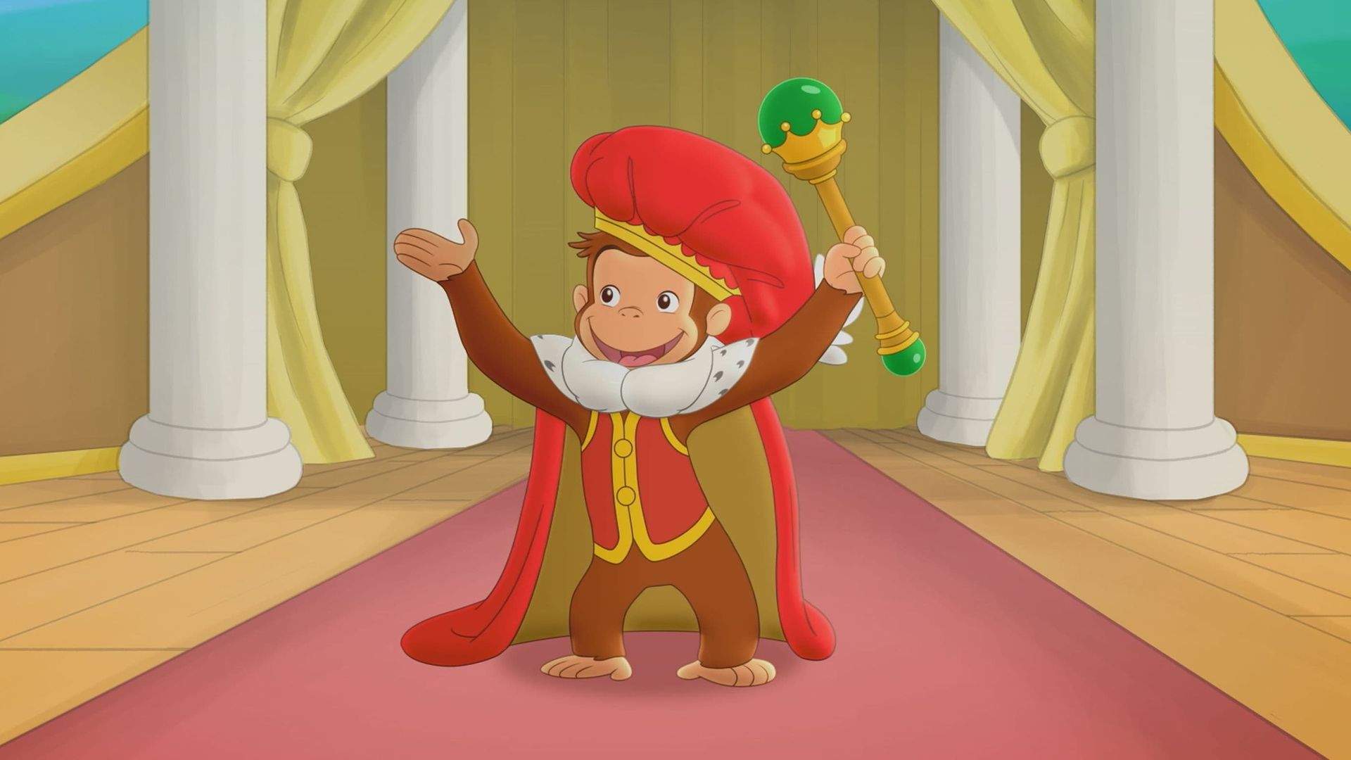 Curious George: Royal Monkey background