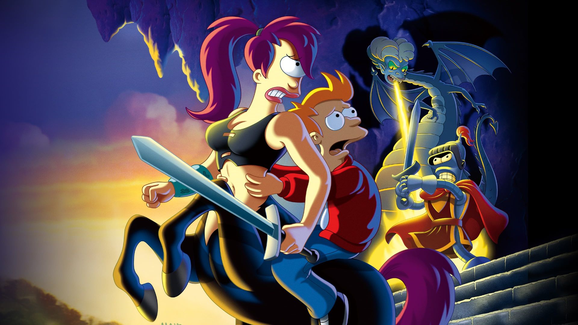 Futurama: Bender's Game background