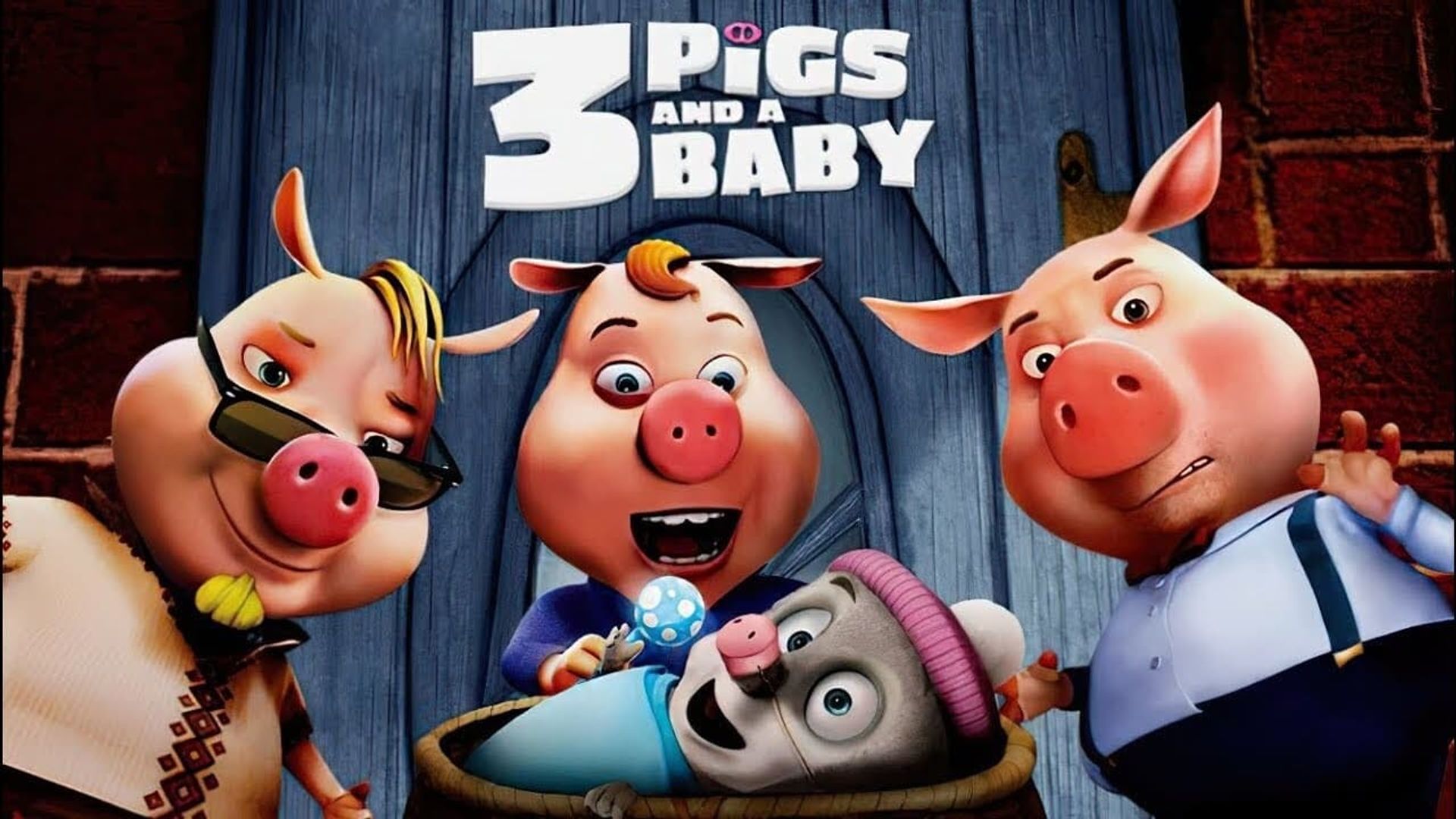Unstable Fables: 3 Pigs & a Baby background