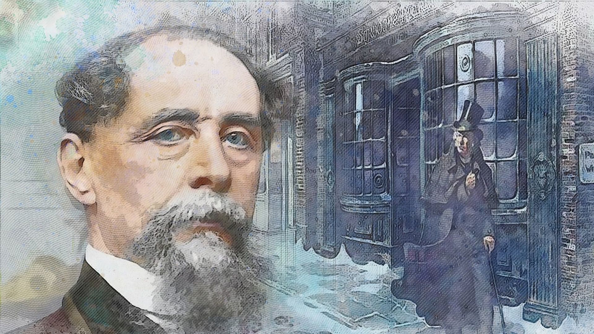 Charles Dickens & the Invention of Christmas background