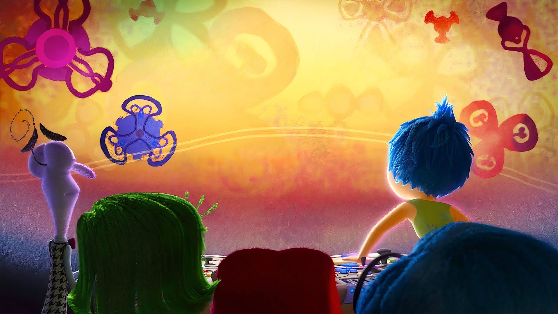 Inside Out: Mind Candy background