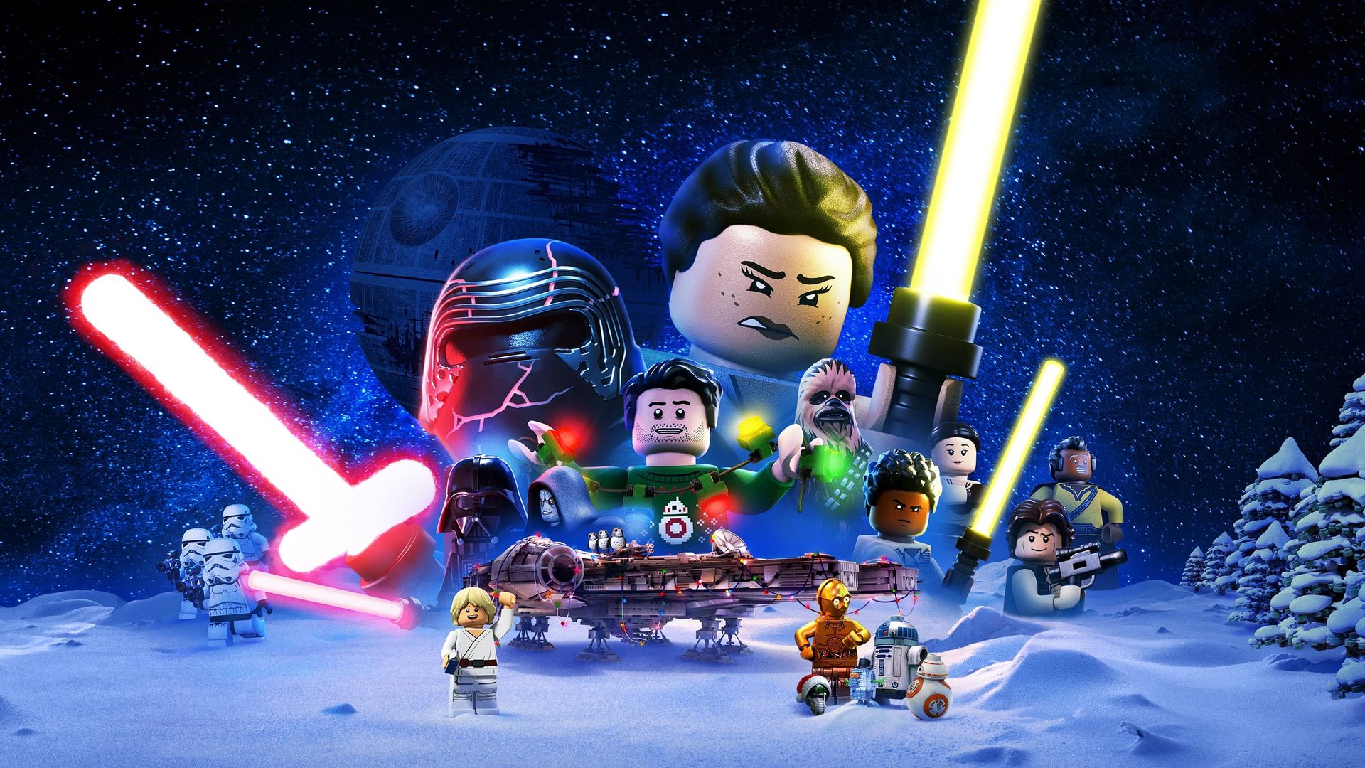 The Lego Star Wars Holiday Special background