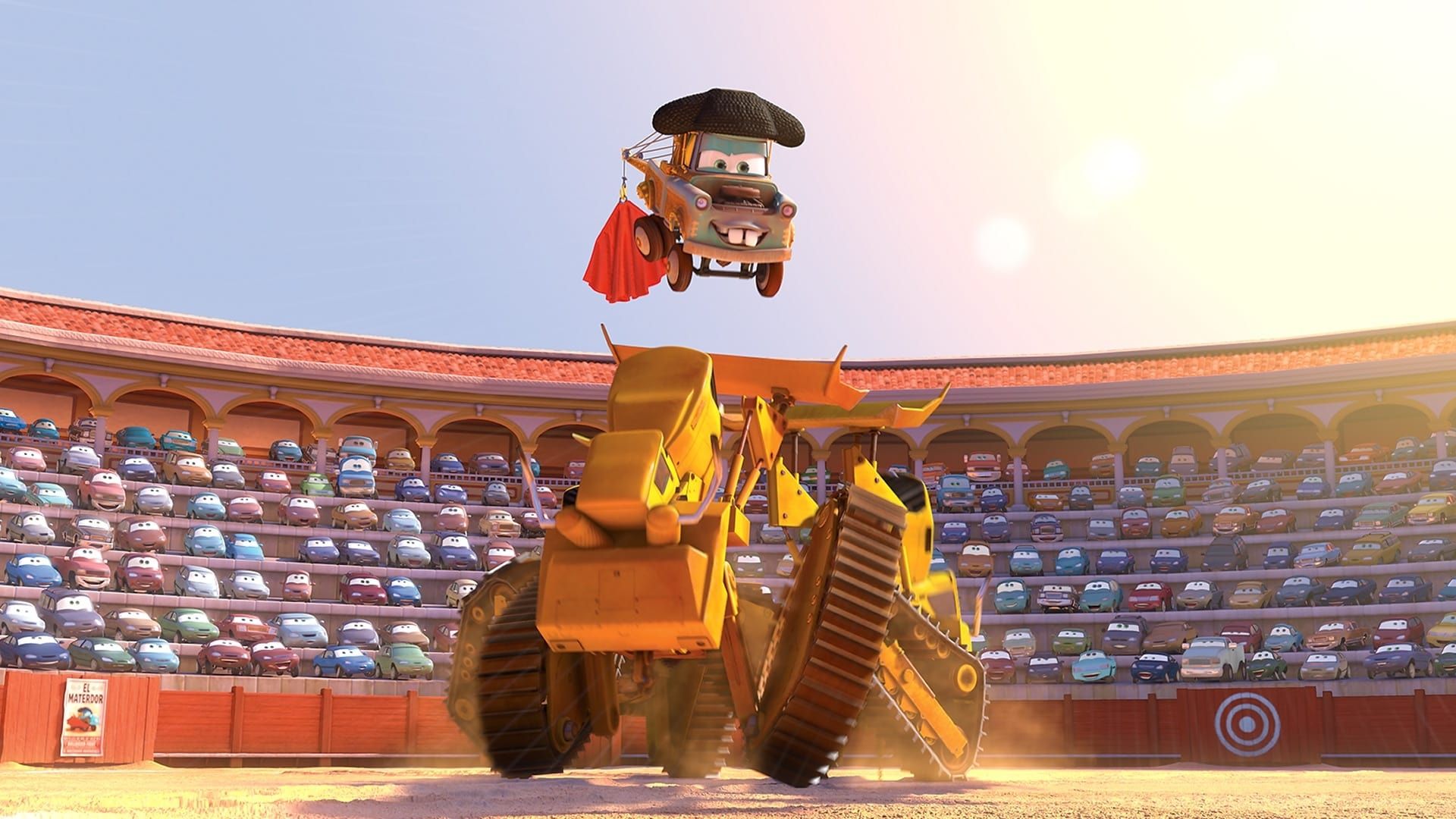 Mater's Tall Tales background