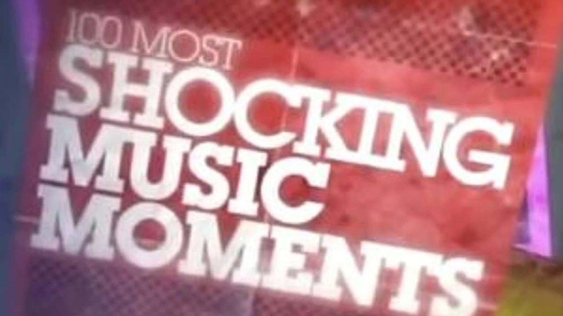 100 Most Shocking Music Moments background