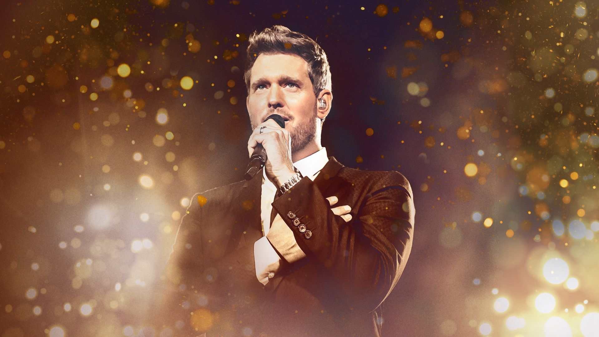 Michael Buble's Christmas in the City background
