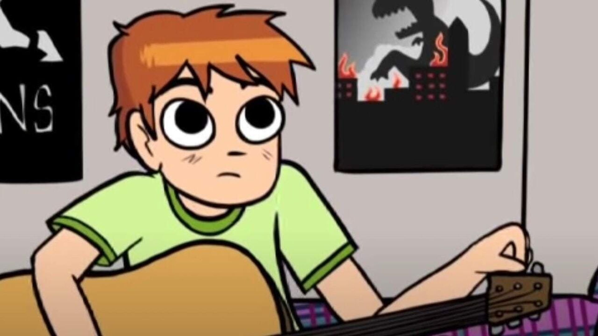 Scott Pilgrim vs. the Animation background