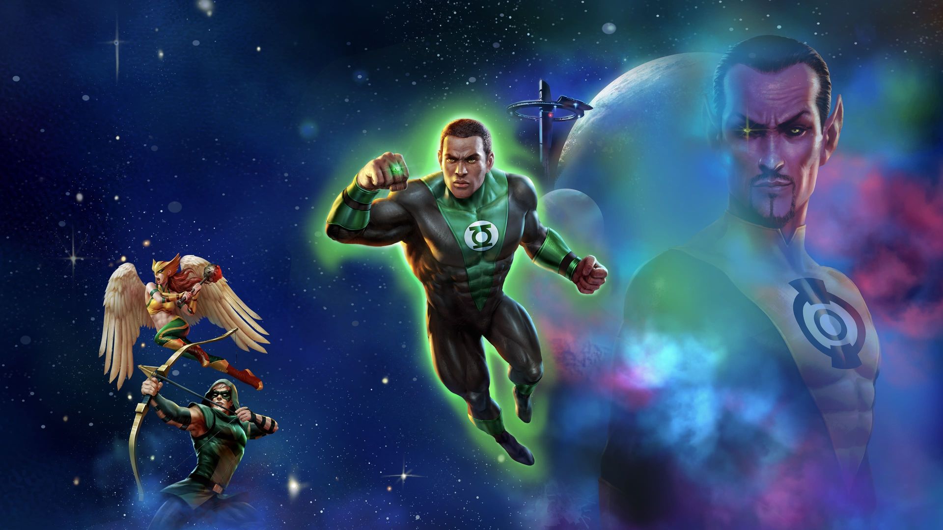 Green Lantern: Beware My Power background
