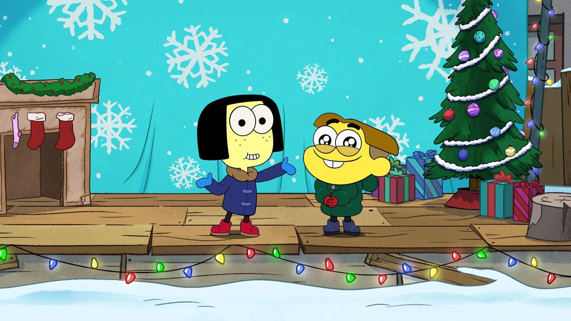 Shortsmas with Big City Greens background