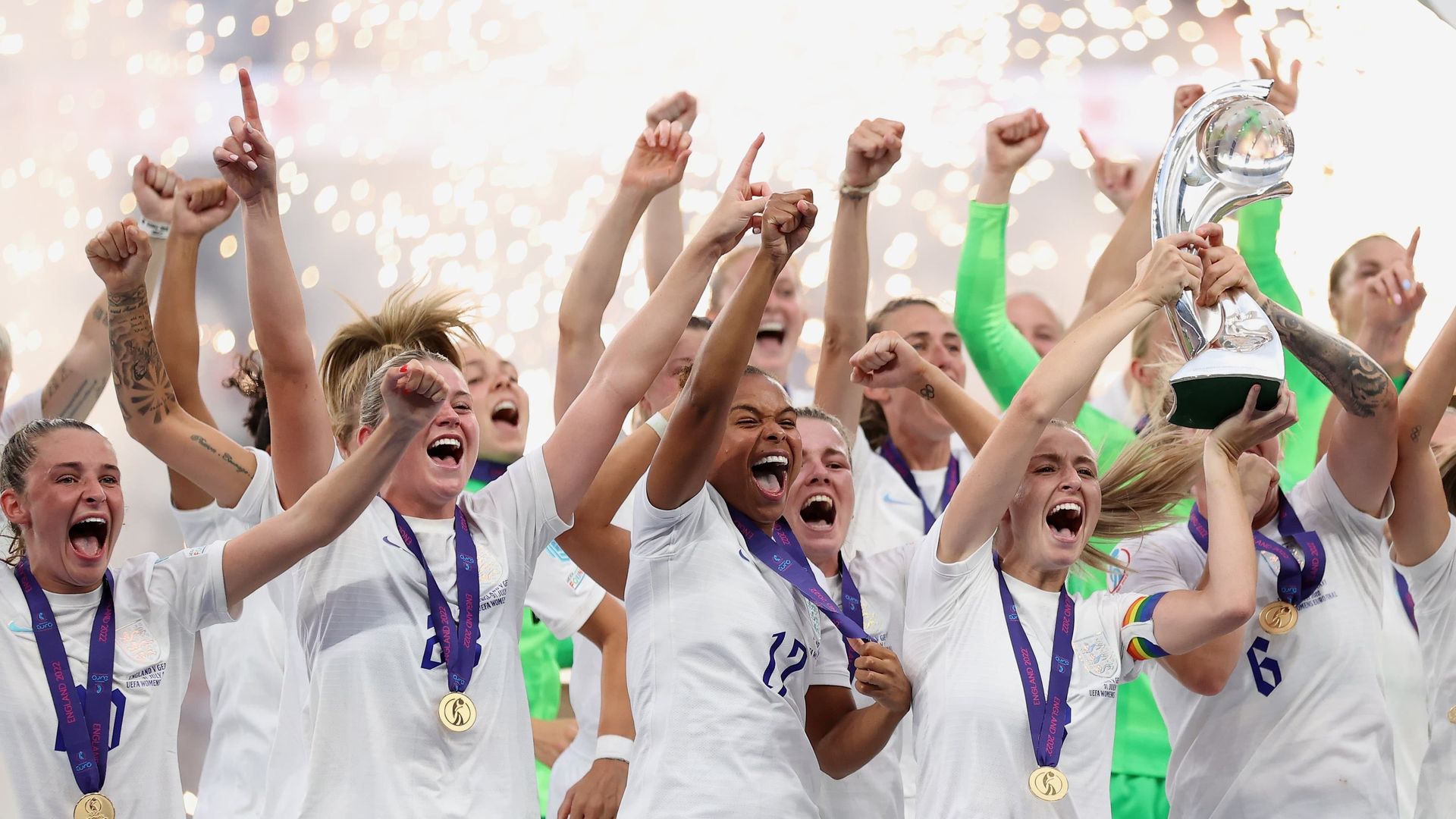 Lionesses: Champions of Europe background