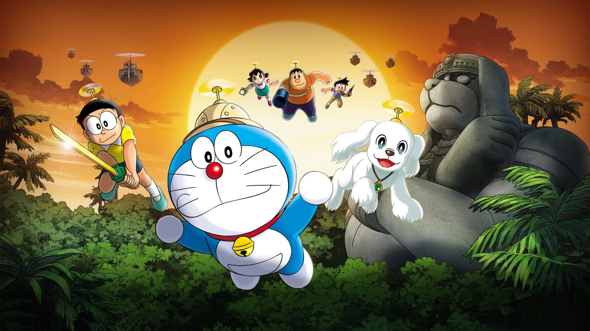 Eiga Doraemon: Shin Nobita no daimakyô background