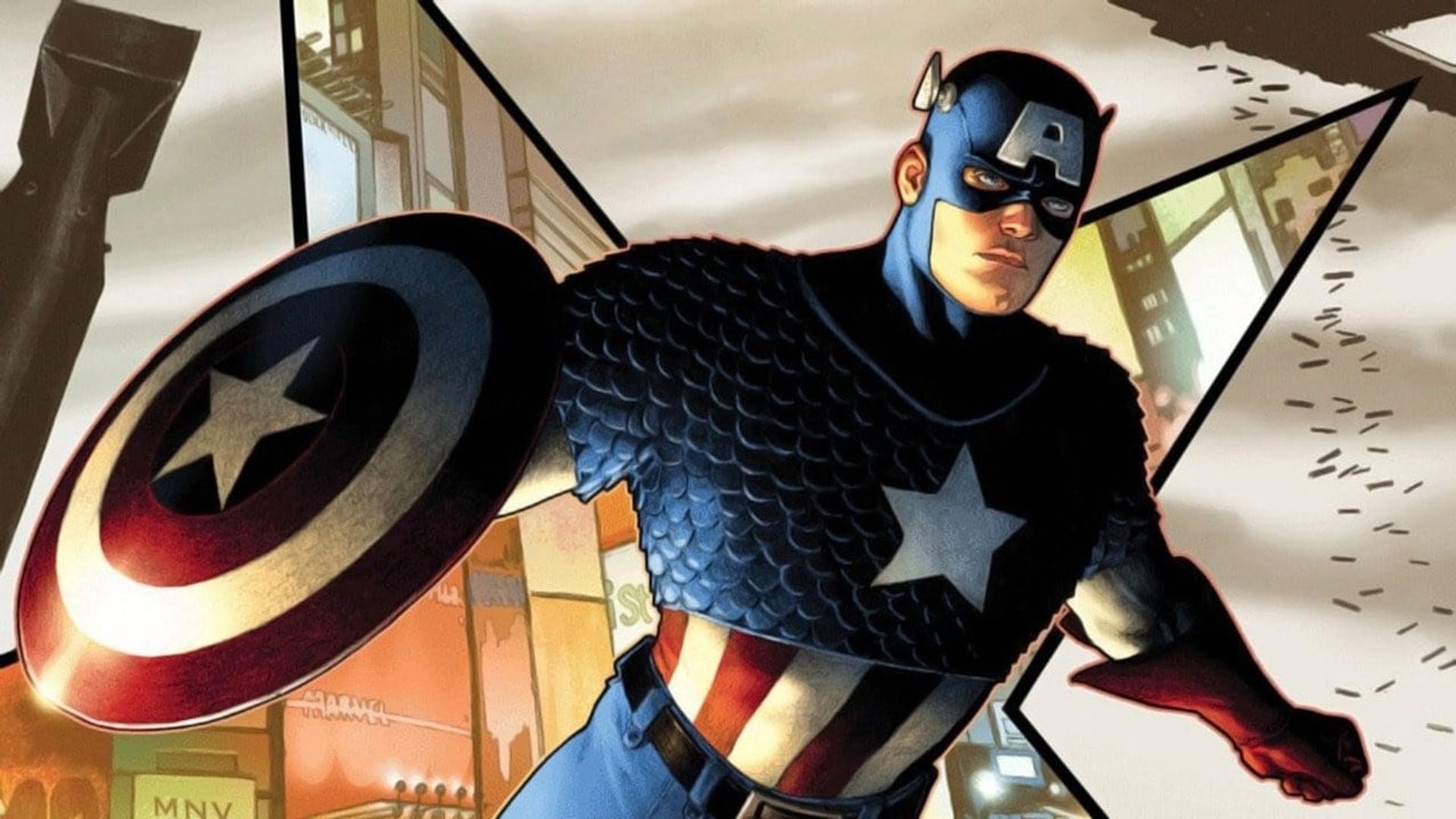 Marvel's Captain America: 75 Heroic Years background
