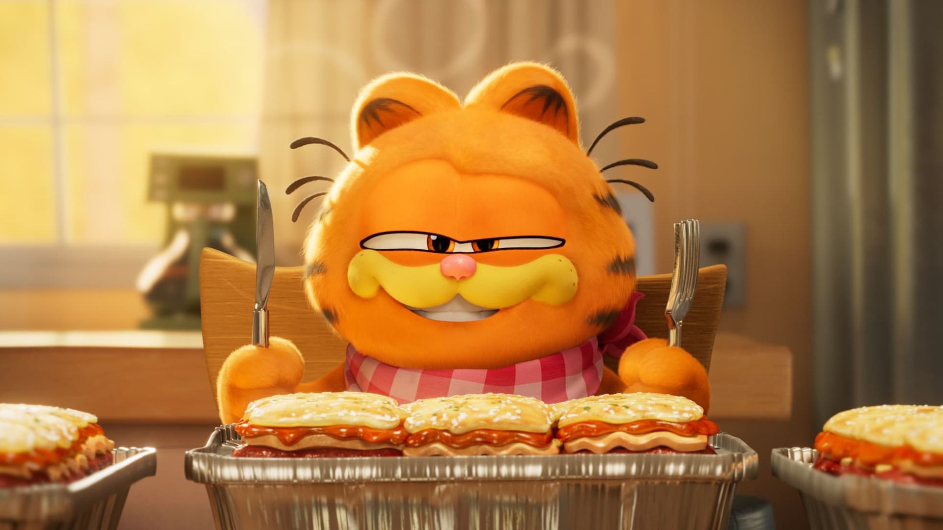 The Garfield Movie background
