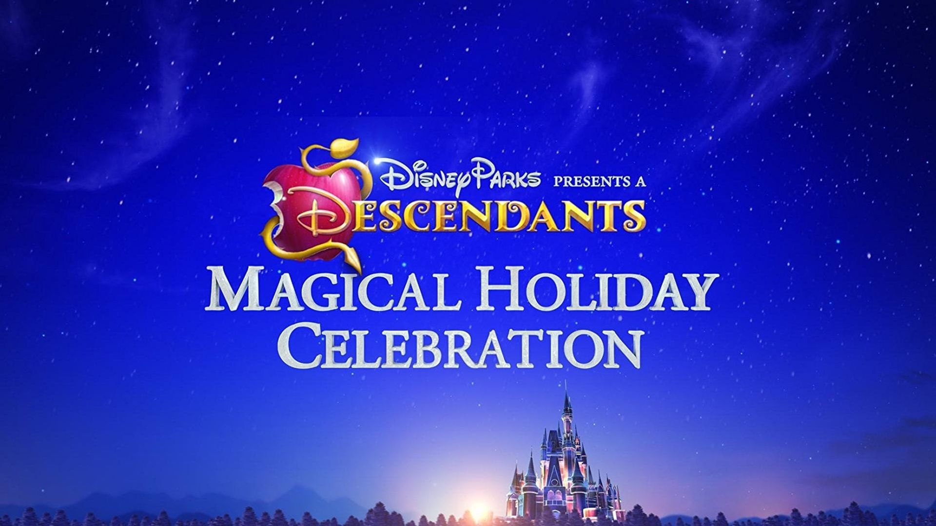 Disney Parks Presents: A Descendants Magical Holiday Celebration background
