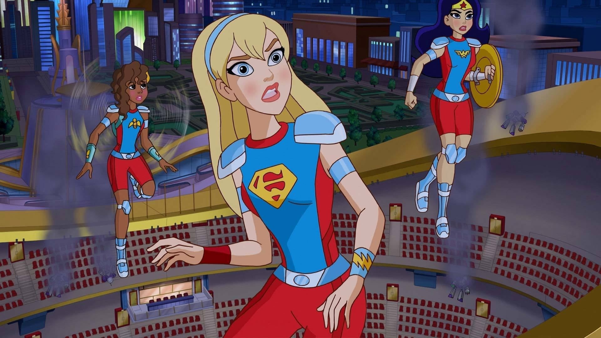 DC Super Hero Girls: Intergalactic Games background