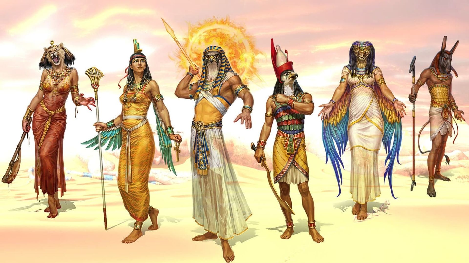 Ancient Gods of Egypt background