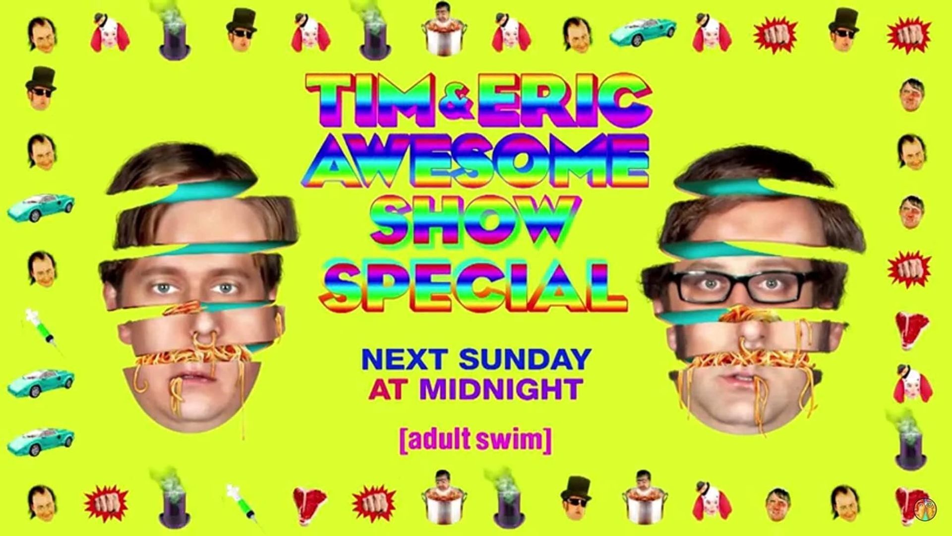 Tim and Eric Awesome Show Great Job! Awesome 10 Year Anniversary Version, Great Job? background