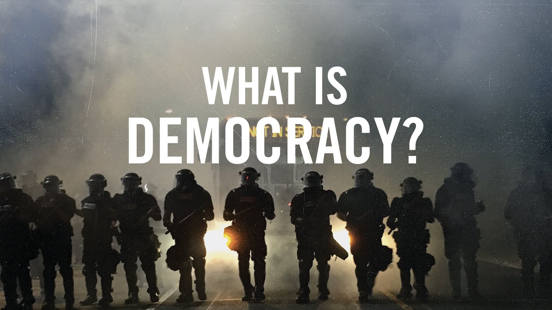 What Is Democracy? background