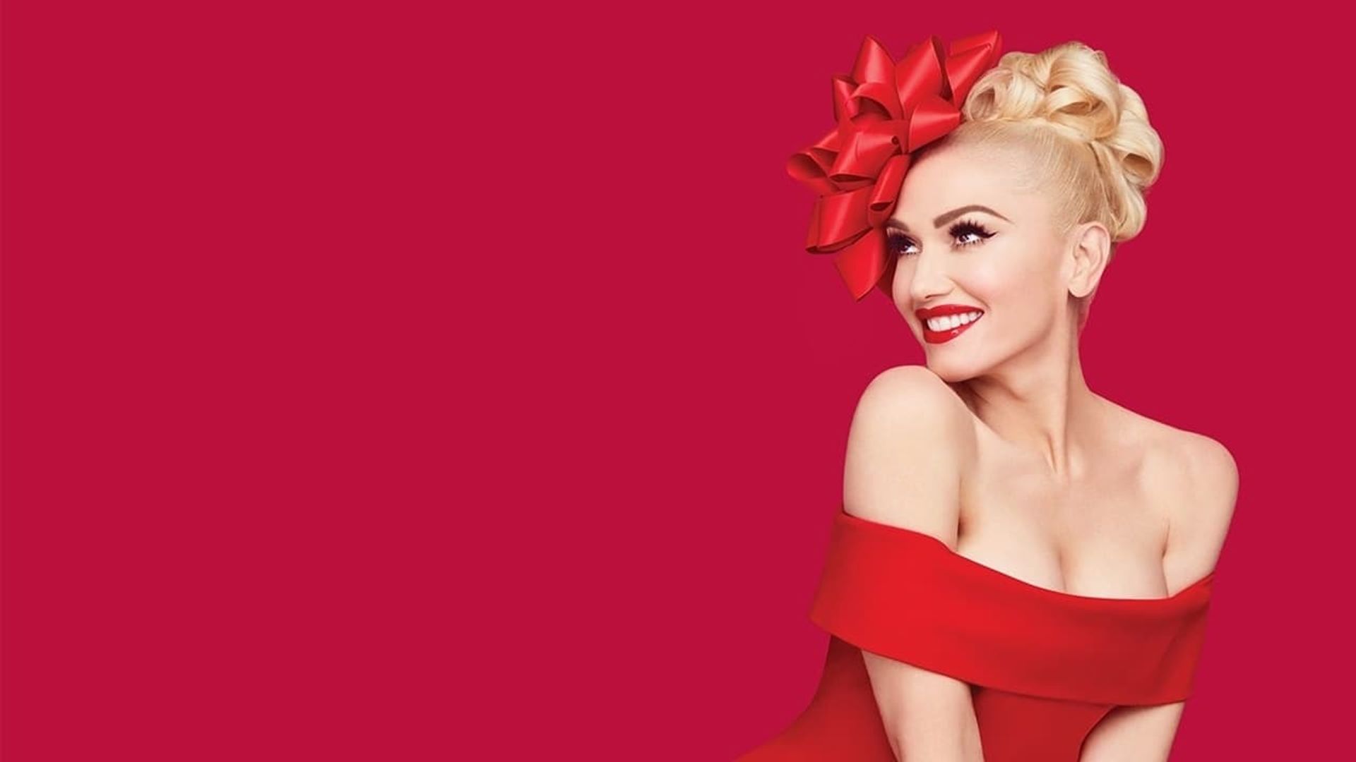 Gwen Stefani's You Make It Feel Like Christmas background